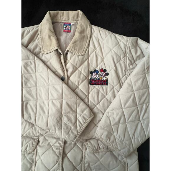 Vintage Mickey and Minnie Quilted Kids Jacket‎ Retro Children Unisex - Picture 14 of 15